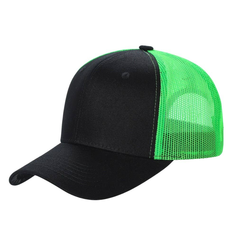 DOBBI – Großhandel Trucker-Cap – Unisex – Curve Trucker Mesh-Mütze mit 6 Paneelen2
