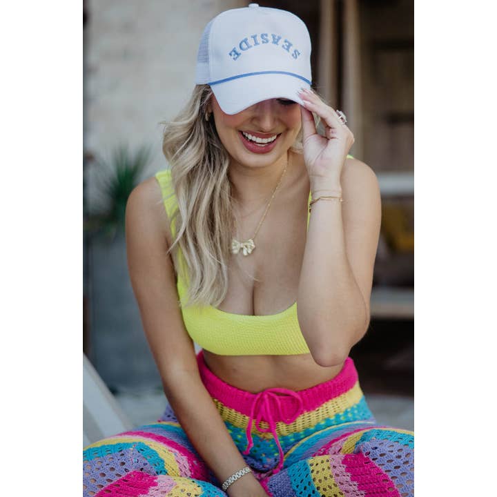 Katydid - Wholesale Trucker Hat - Women's - SEASIDE Upside Down Trucker Cap with Rope