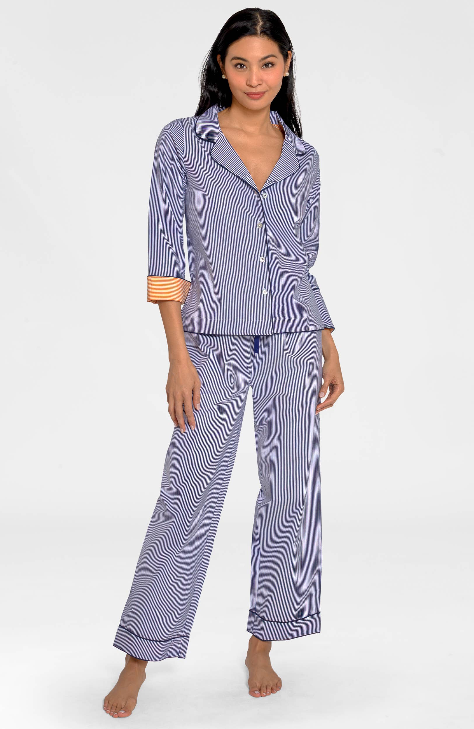 Gretchen Scott LLC – Conjunto de pijama - Mulher por atacado – Conjunto de Pijamas - Riscas11