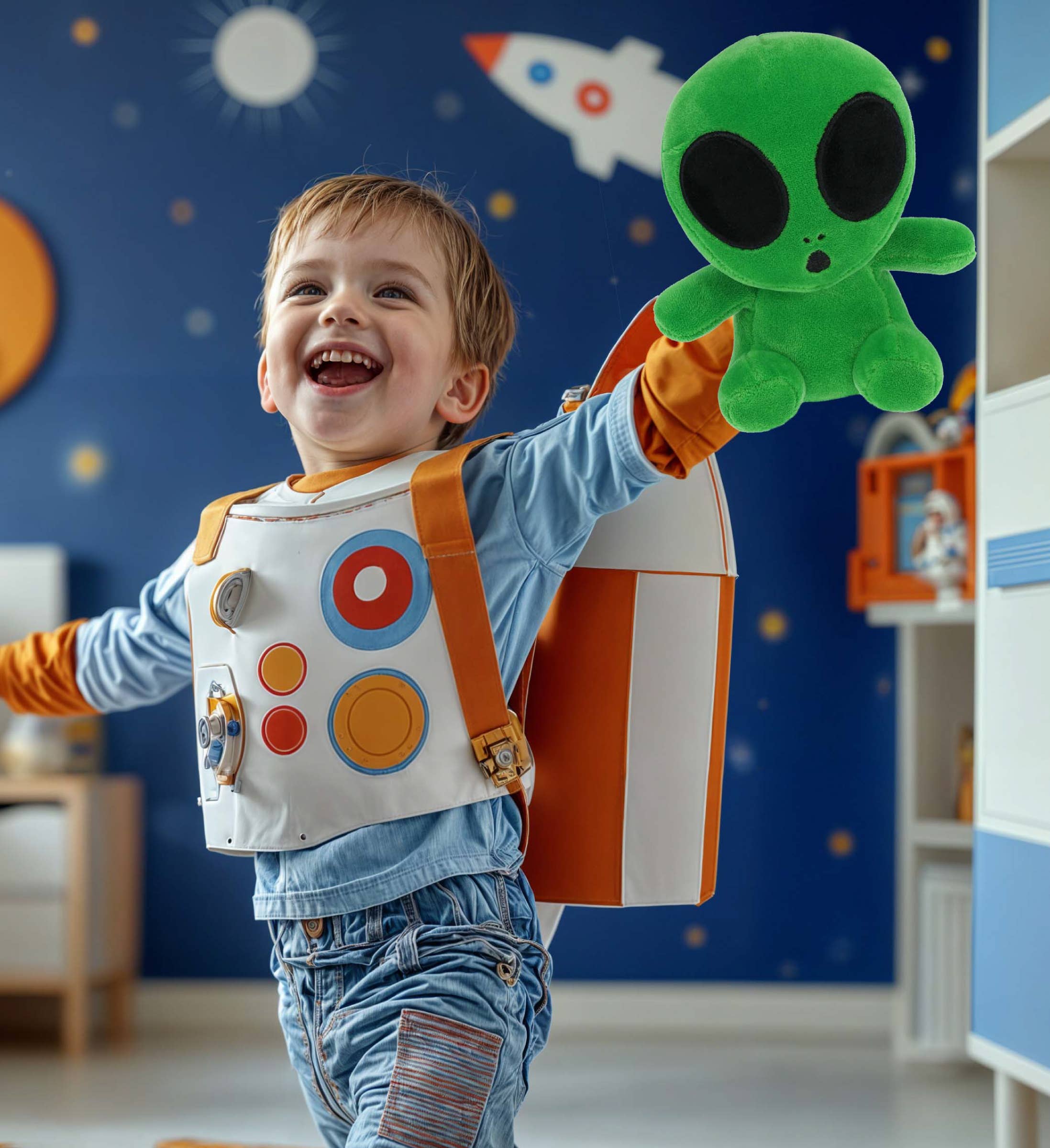 Cota Global - Wholesale Stuffed/Plush Toy - Kids & Baby - Snug-Mooshies Plush - Green Alien 6"6