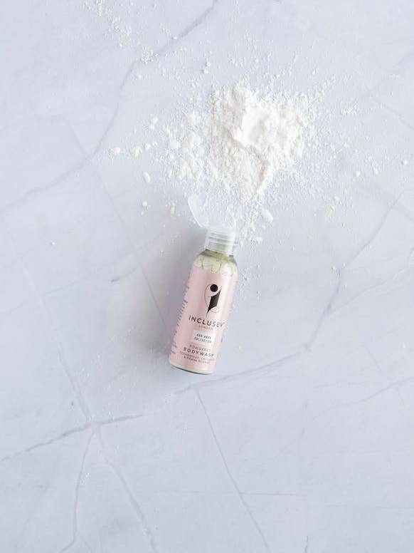 Inclusev hydraterende bodywash met lavendel en wierook 25G voor wholesale door Inclusev Cosmetics