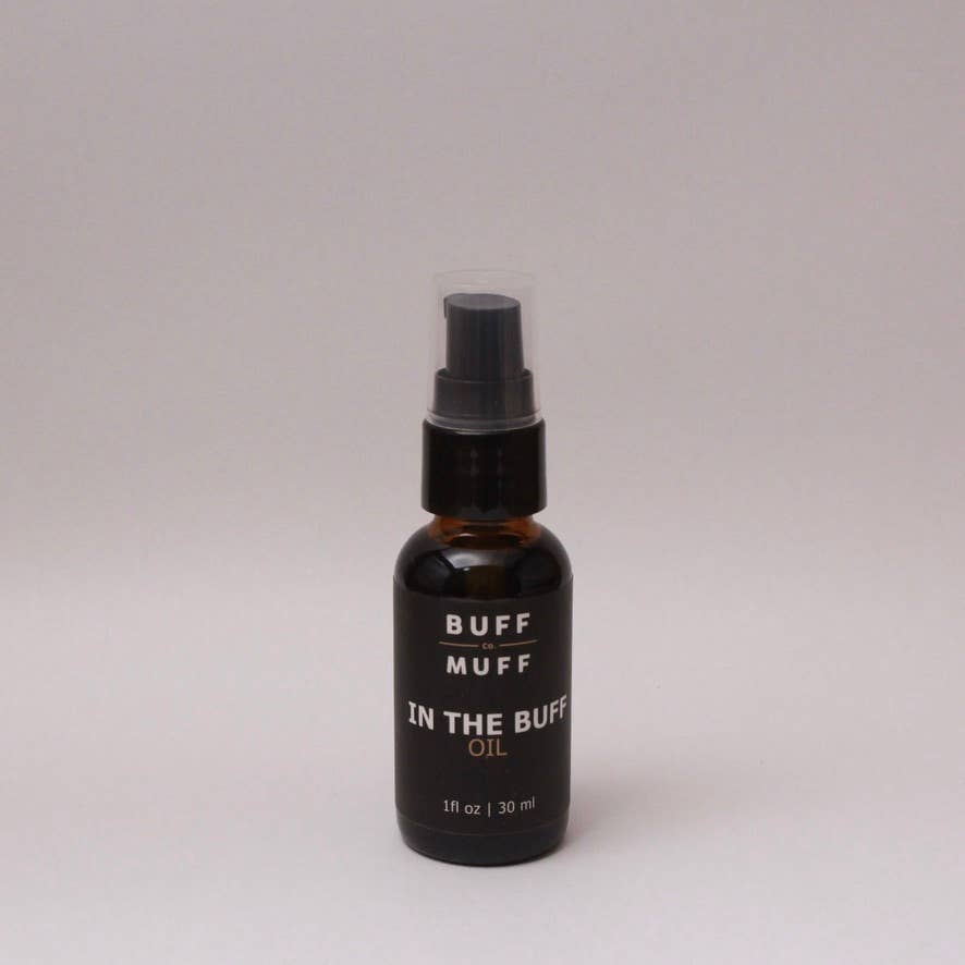 Buff Muff Co - Wholesale Bath/Body Oil - In The Buff Oil - Natural Scent / Fragrance Free1