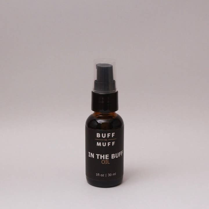 Buff Muff Co - Wholesale Bath/Body Oil - In The Buff Oil - Natural Scent / Fragrance Free1