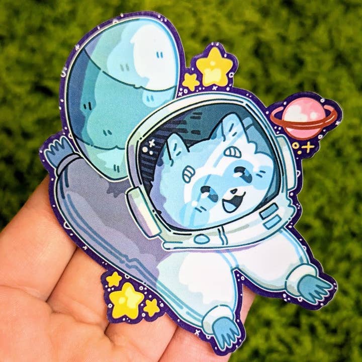 Milky Tomato - Wholesale Sticker - Space Raccoon Stickers!