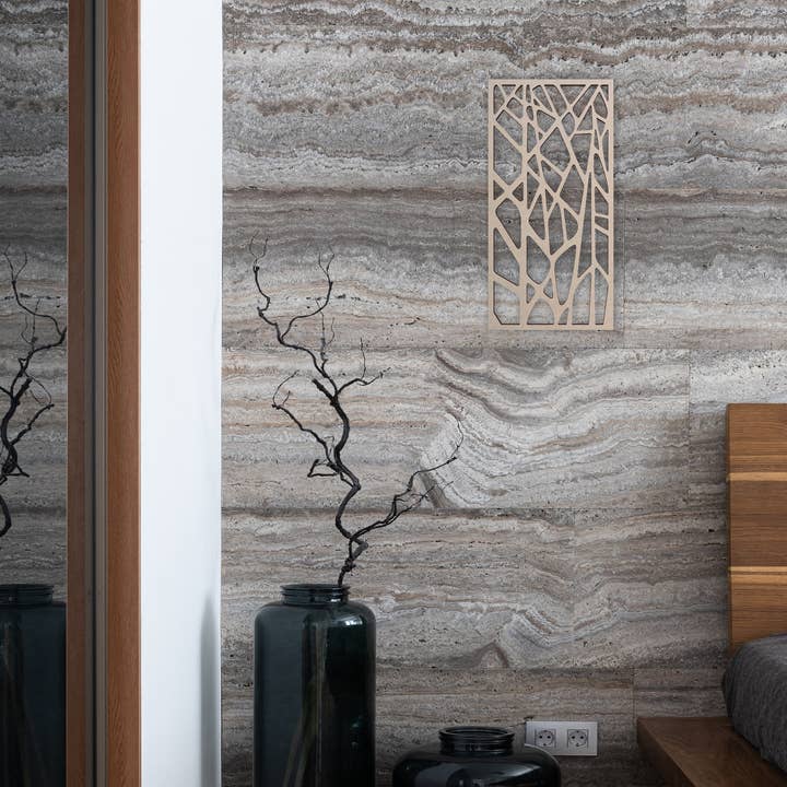 Jess and Jessica - Wholesale Wall Accent - Wood Natural Branches Lattice - Mandala Wall Art For Home6