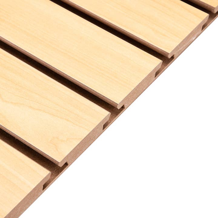 Store Supply Warehouse - Wholesale Retailer Display - Accessories - 2' X 4' Maple Horizontal Slatwall Easy Panels - Pack Of 2 8