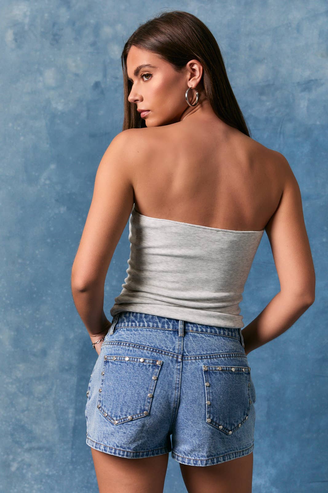 LE LIS - Wholesale Bustier - Women's - DOUBLE LINED TUBE TOP WITH "USA" WORD ON FRONT3