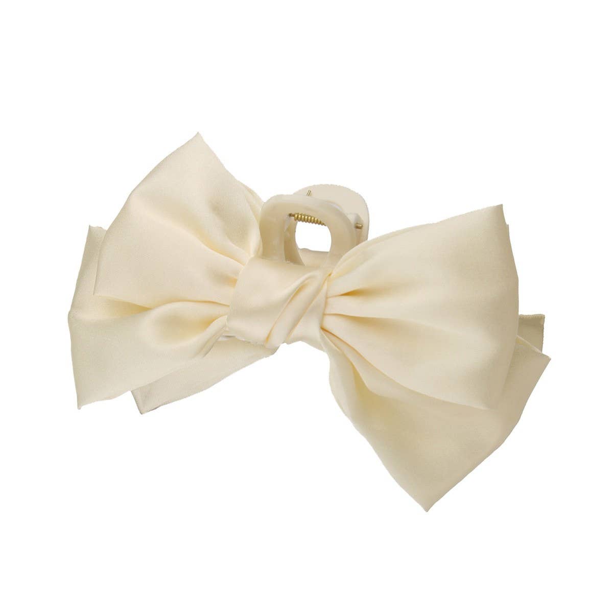NINEXIS - Wholesale Hair Clip - Women's - CWAHA07430_LARGE BOW FABRIC HAIR CLAW CLIP FOR WOMEN2