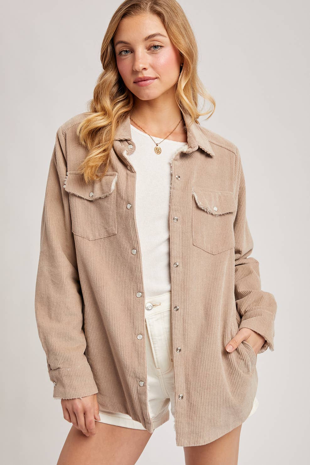 Bluivy - Wholesale Jacket - Women's - CORDUROY SHERPA-LINED JACKET58