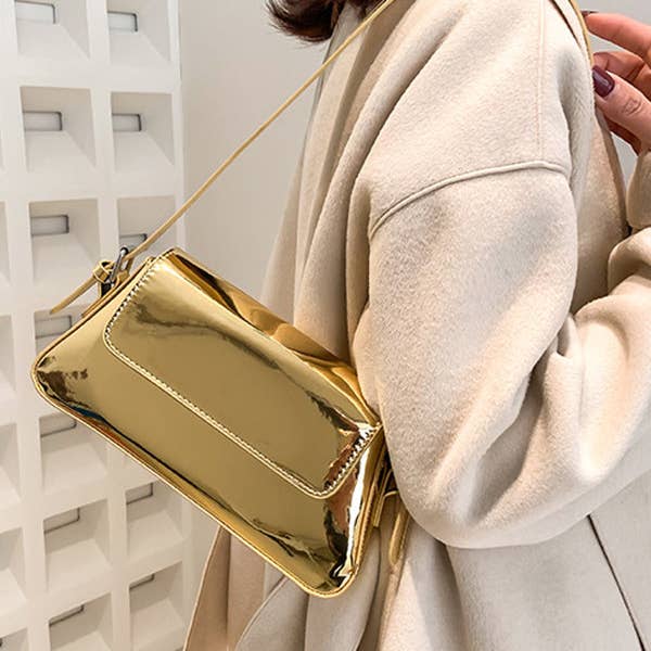 VividLux - Wholesale Crossbody Bag - Women's - Geometric Solid Color Zipper Bags Handbags