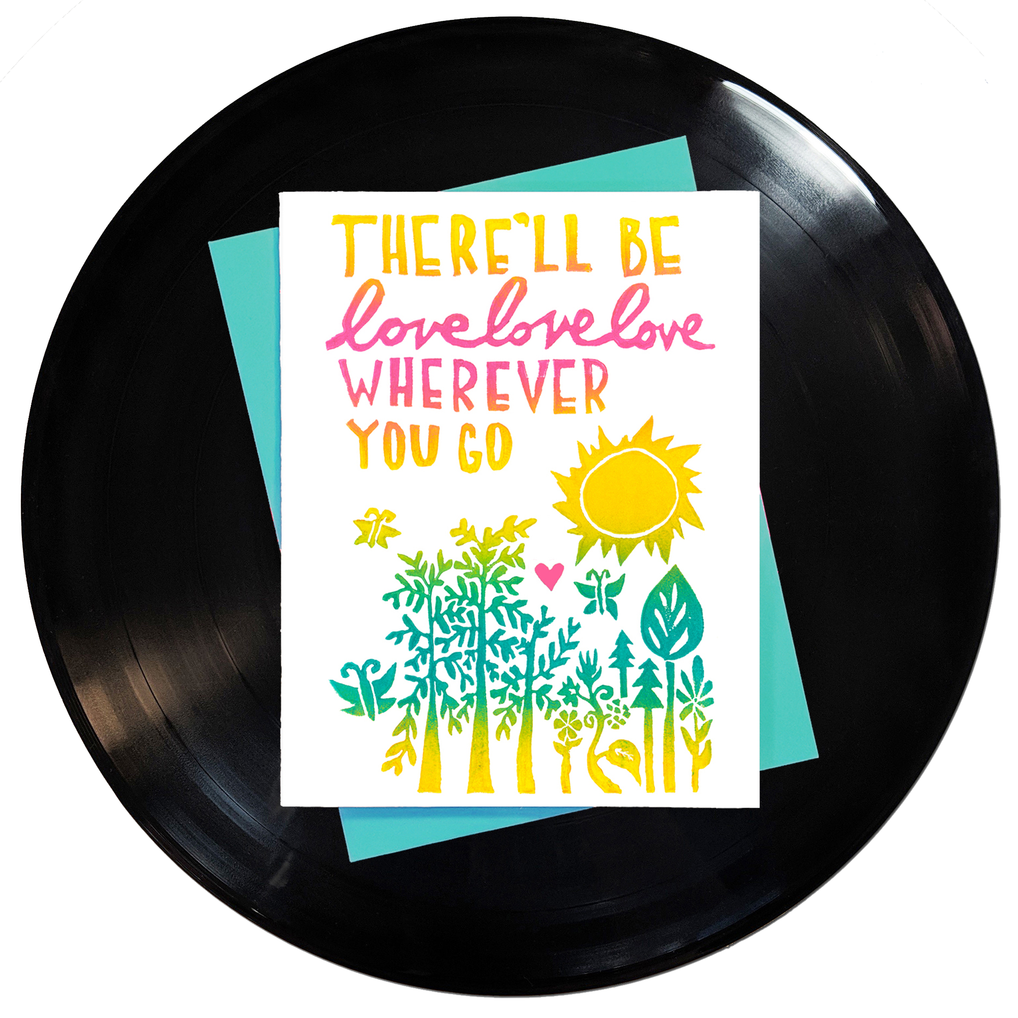 Foreignspell - Wholesale Love Card - There Is Love In My Rainbow Greeting Card3