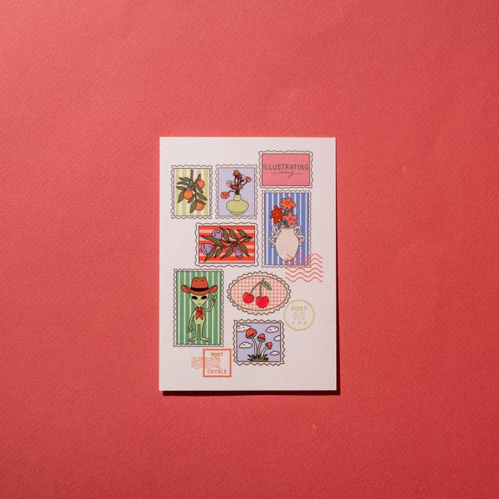 Illustrating Amy - Wholesale Sticker - Stamp Sticker Collection2