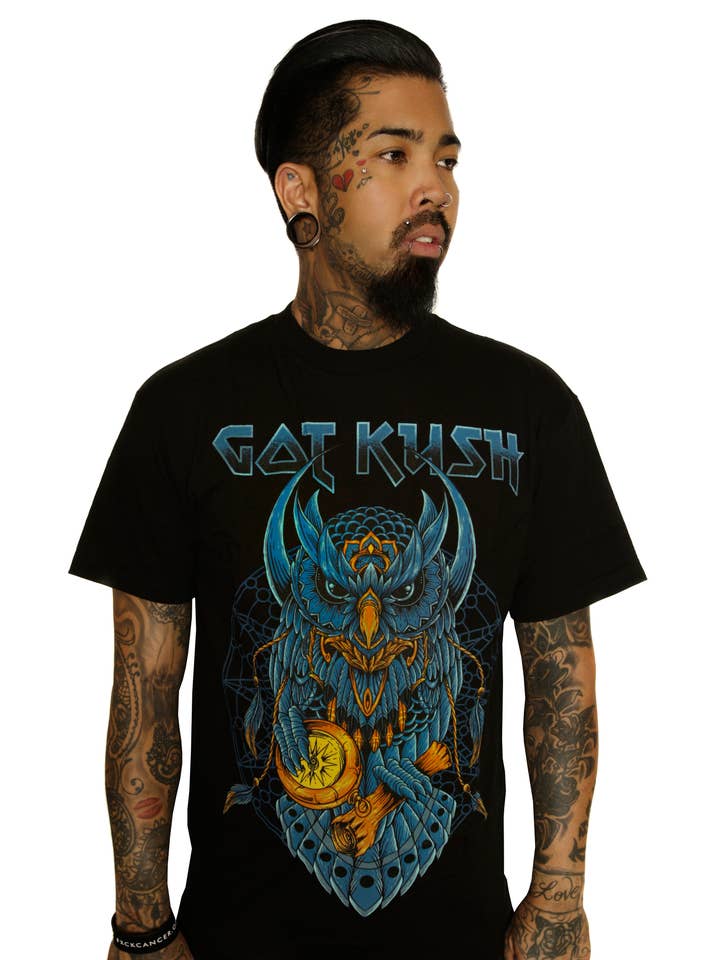 Camiseta masculina Out Of Time por atacado de Got Kush Clothing