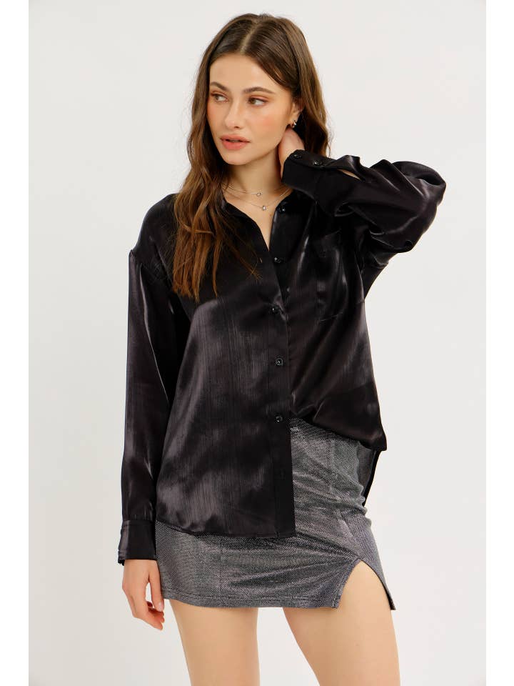 idem ditto - Wholesale Skirt - Women's - FESTIVE ESSENTIAL METALLIC MINI SKIRT WITH FRONT SLIT7