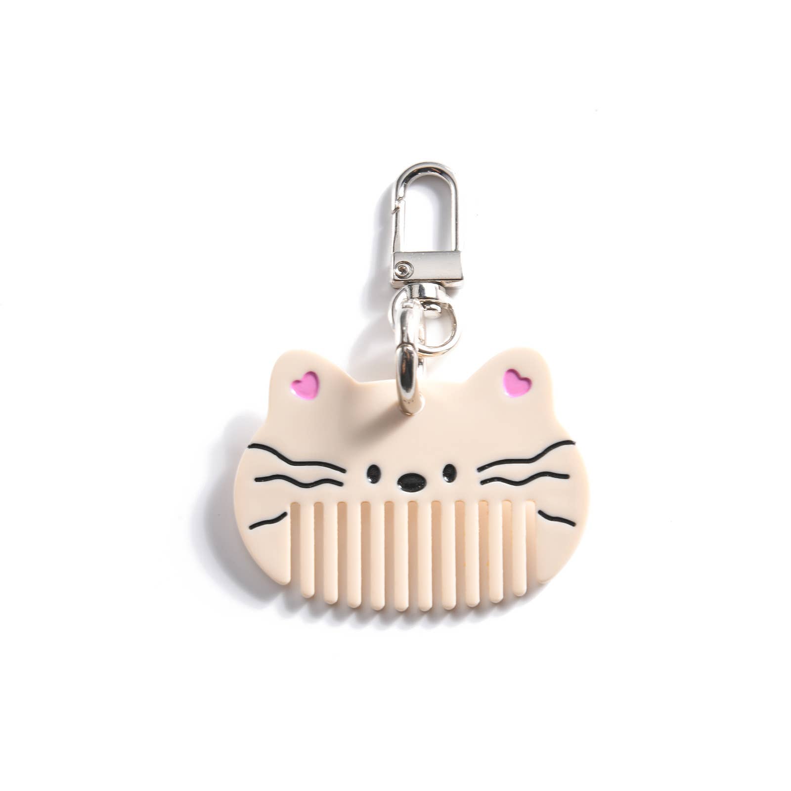 SoapElenGlen – Porta-chaves - Mulher por atacado – Acessórios de Chave Mini Pente de Cabelo Gato & Pato Brincalhão3