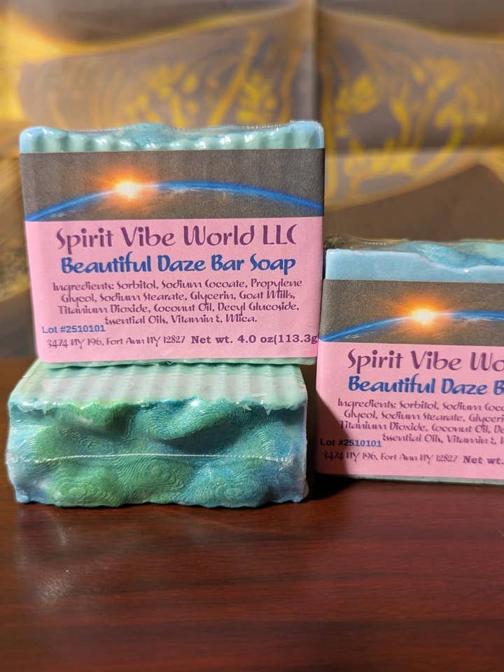 Beautiful Daze Bar Soap for wholesale by Spirit Vibe World LLC