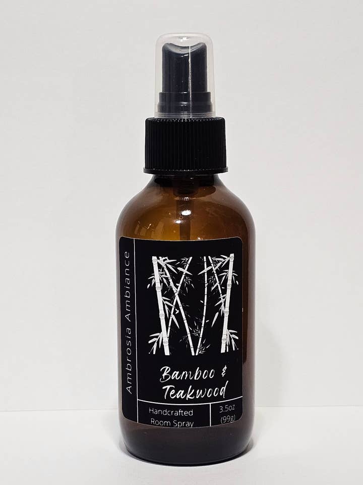 Bamboo & Teakwood | Room/Linen Spray for wholesale by Ambrosia Ambiance