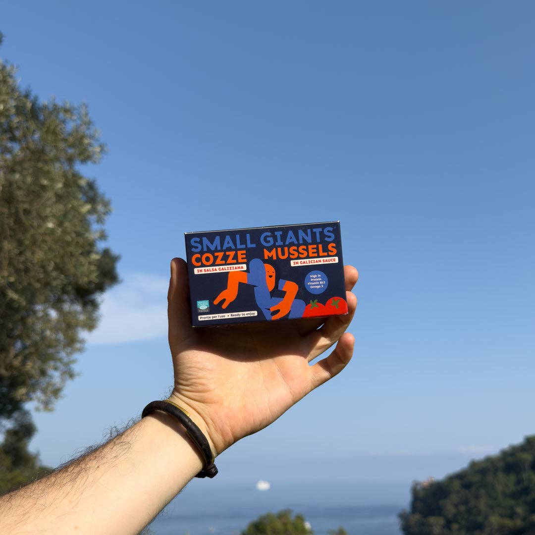 Small Giants - Wholesale Tinned Fish - MUSSELS IN GALICIAN SAUCE - 24x110g - Gourmet, Sustainable3