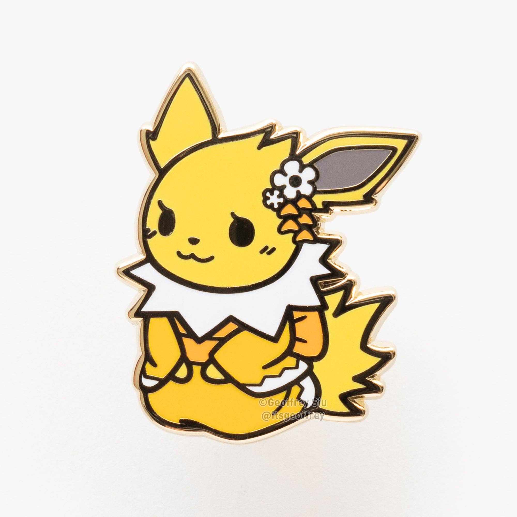 Geoffrey Siu Art LLC - Wholesale Lapel Pin/Button - Teaveelution Pokema'am Hard Enamel Pins2