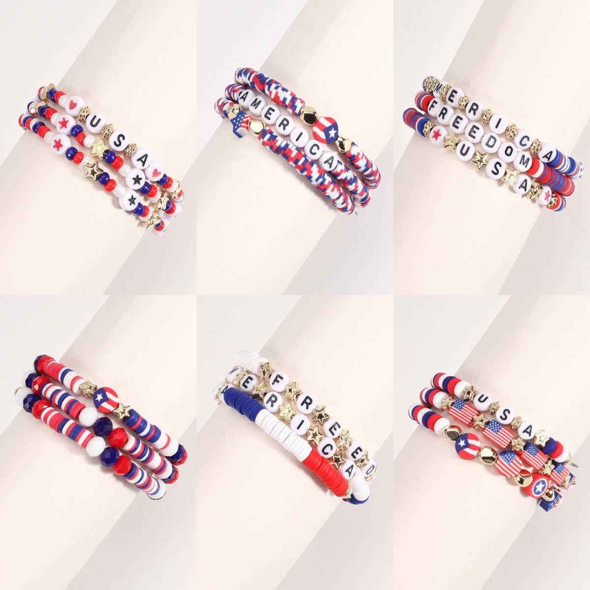 NINEXIS - Wholesale Beaded Bracelet - CWMM10448_CHRISTMAS CHARM BEADED BRACELET SNOWMAN TREE GIFT18