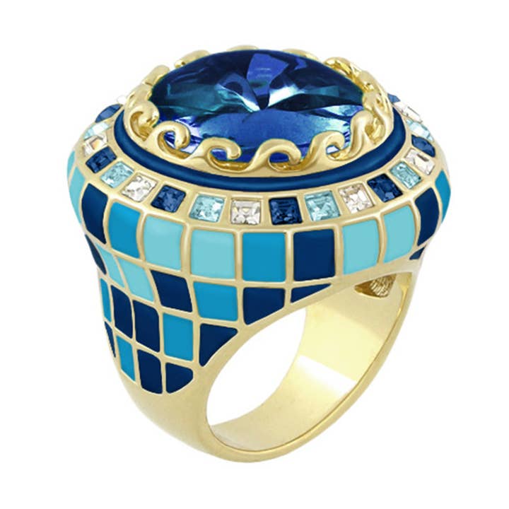 Sundial ring for wholesale by Lauren G Adams