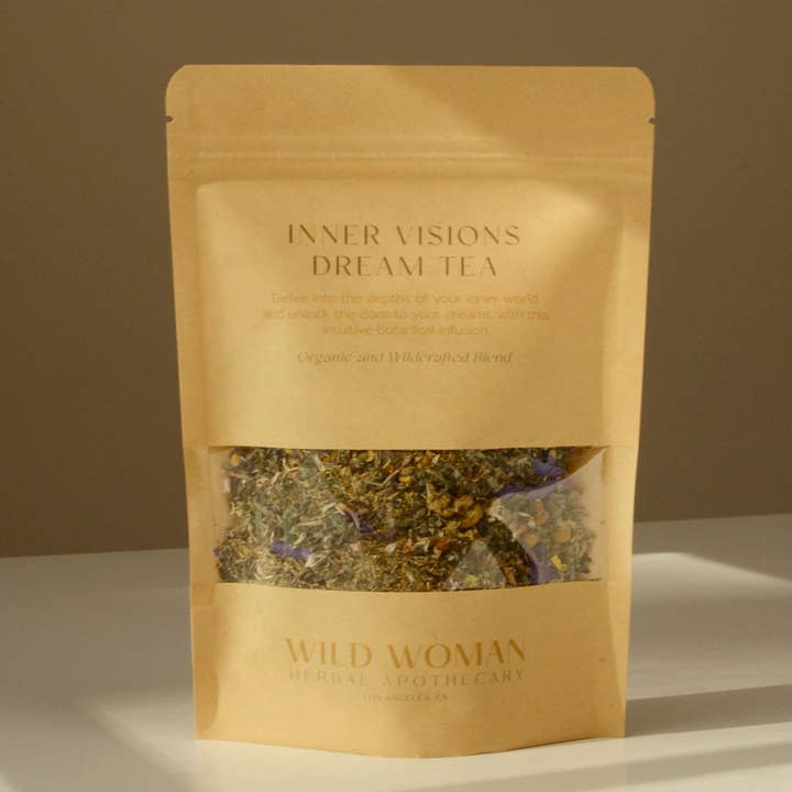 Wild Woman Herbal Apothecary - Wholesale Loose Tea - Inner Visions Dream Tea | Mugwort, Blue Lotus & Lucid Dreams