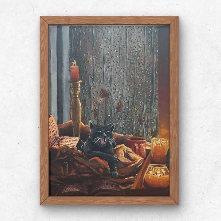 Impression artistique At Ease pour la vente par Larkspur Art Studio