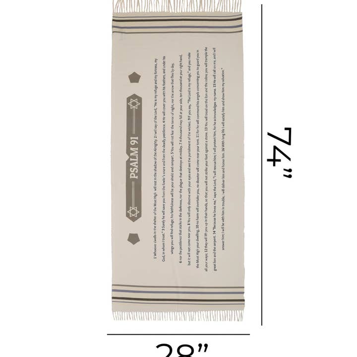 Swanson Christian Products - Wholesale Scarf - Unisex - Shawl Fashion Prayer - Psalm 918