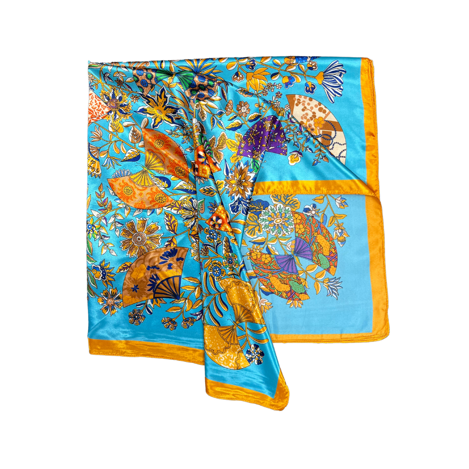 Lili Scarves (US Duty Free) - Wholesale Scarf - Women's - Butterfly Pattern Silk Touch Square Scarf16