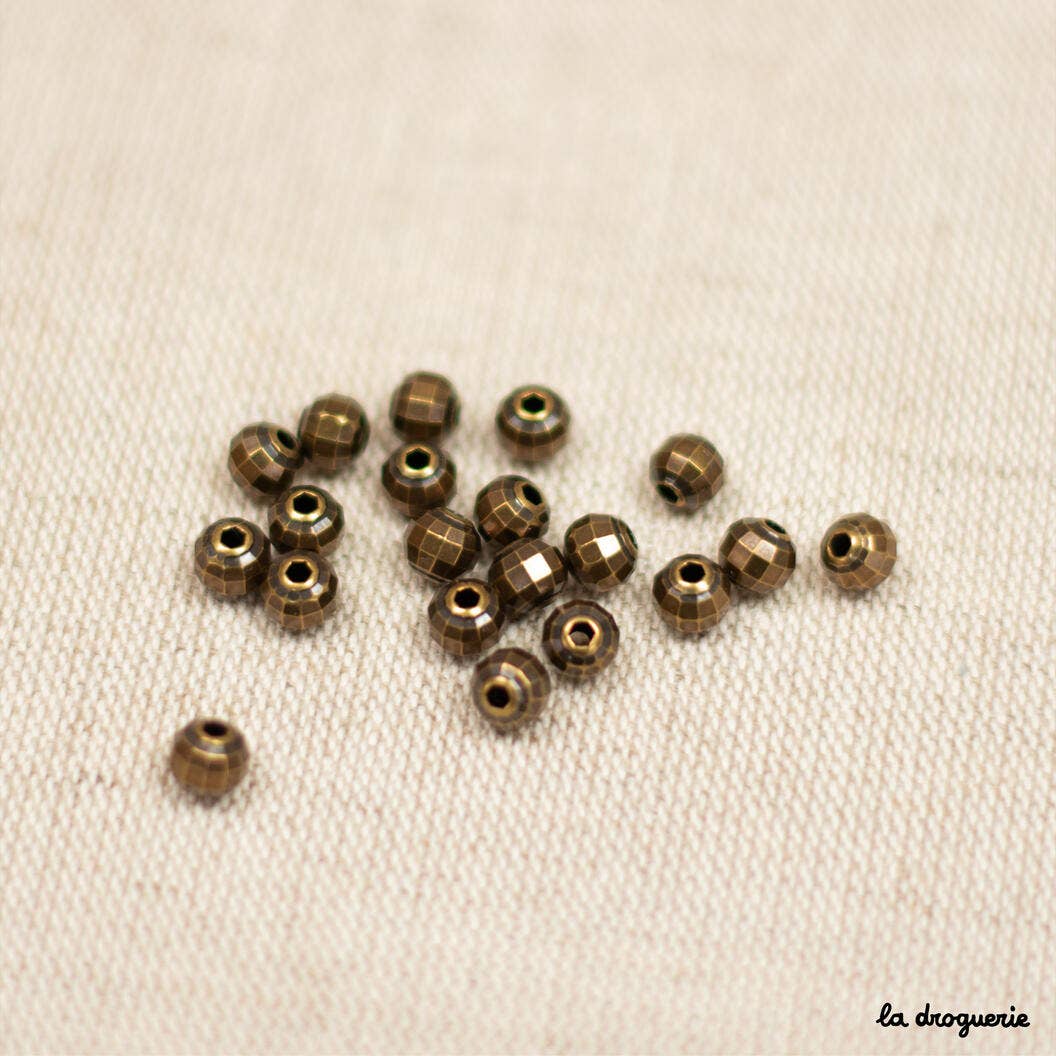 LA DROGUERIE - Wholesale Beads - Mirror Ball Bead 6 mm facets4