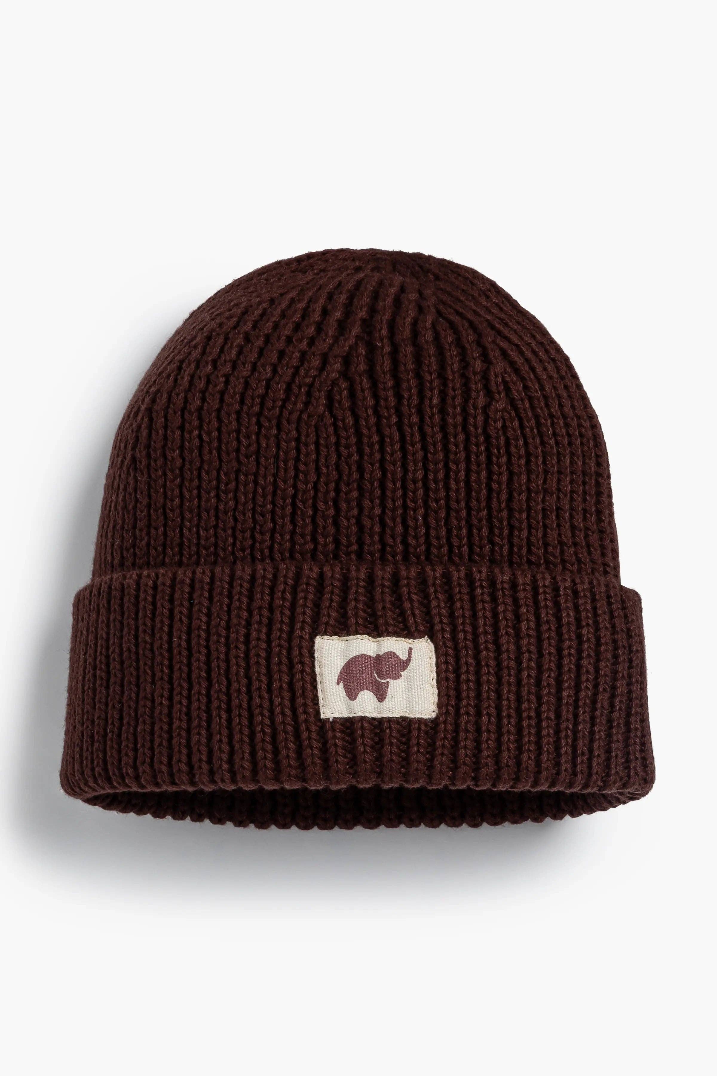 Monica + Andy - Wholesale Beanie - Kids - Chunky Knit Cap_Chocolate Brown