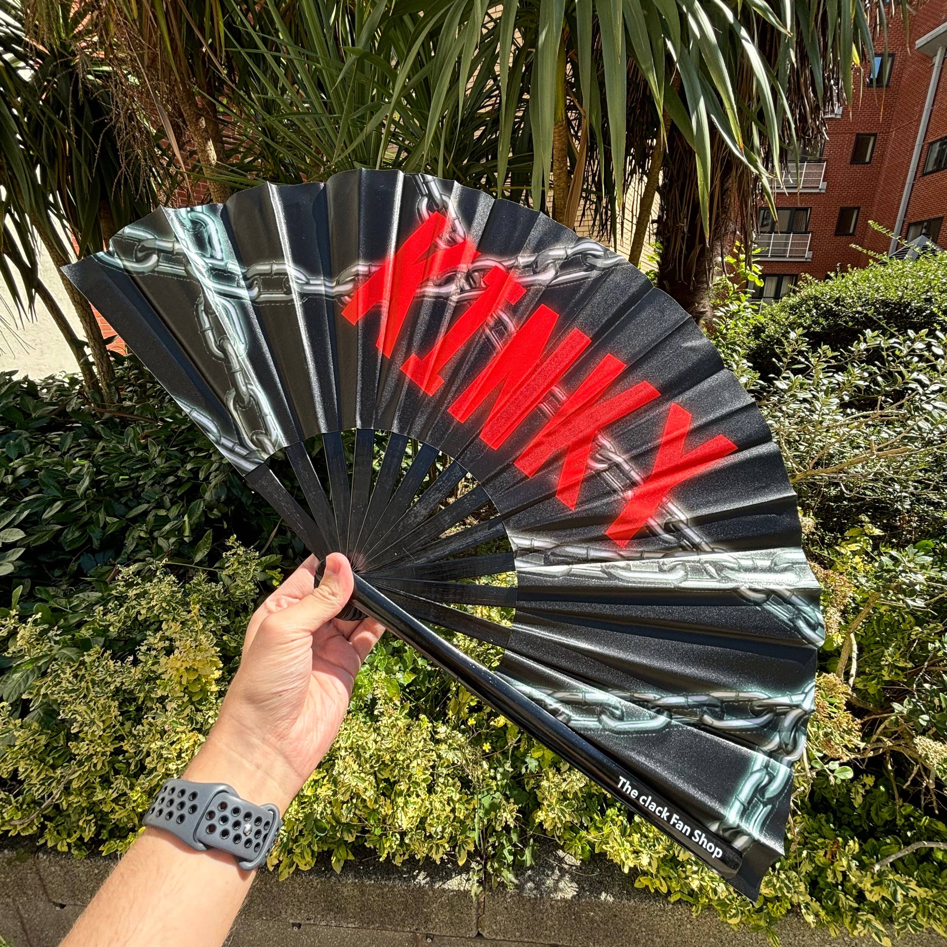 You Betta Merch – wholesale Handheld folding fan – Kinky Fan1