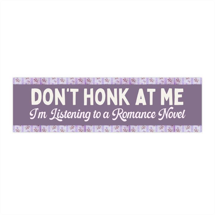 Floral Bookish Bumper Sticker for wholesale by Opal and June