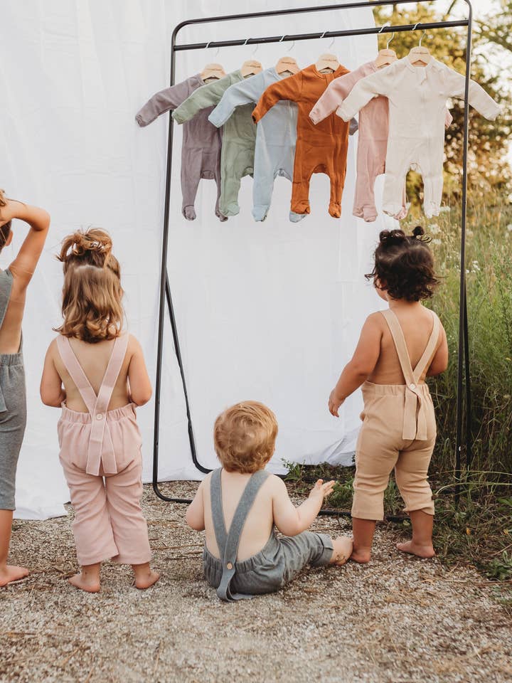 Malha Rib em “Mauve” por atacado de Chubby Lamb