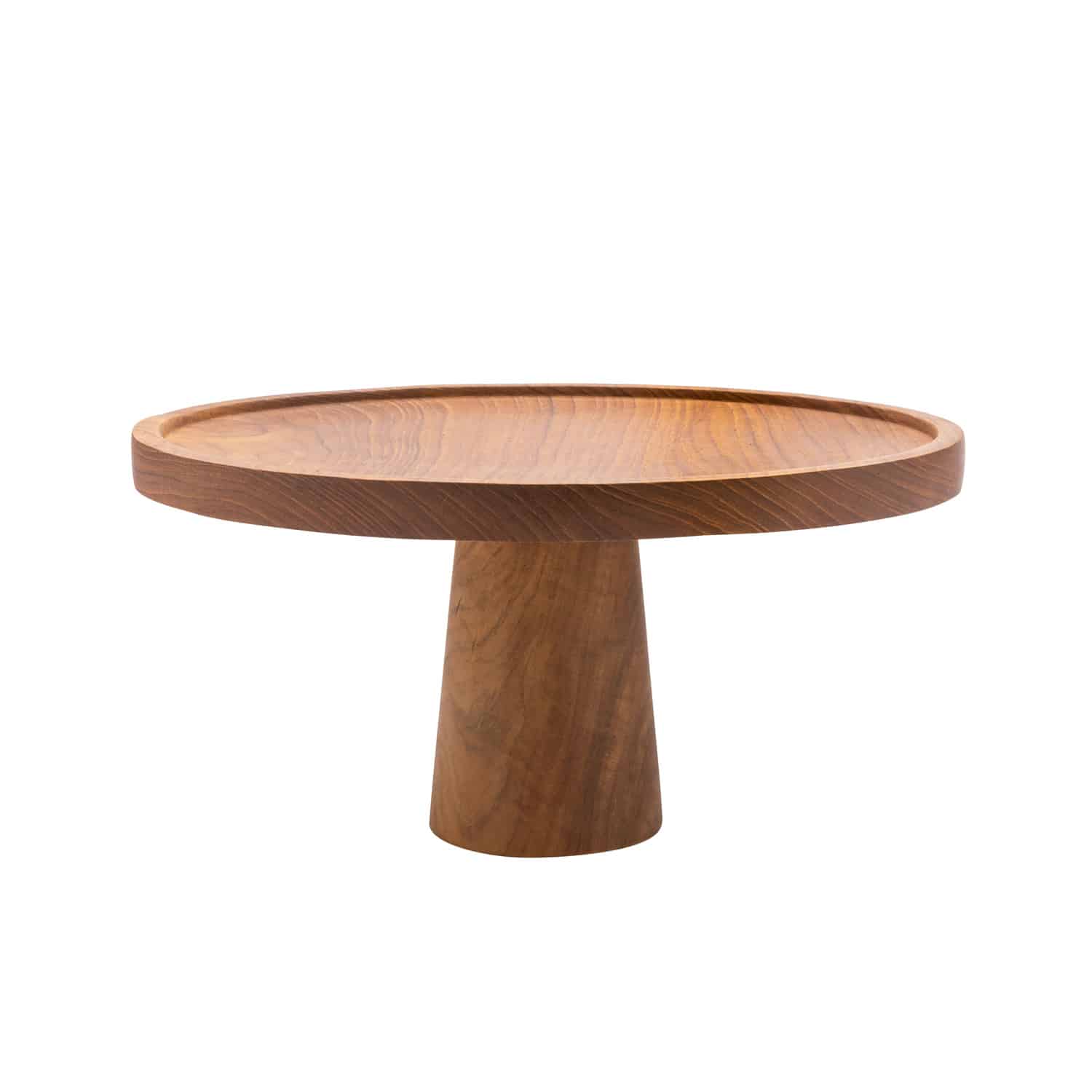 Natural Brown Cake Stand Reclaimed for wholesale on Faire0