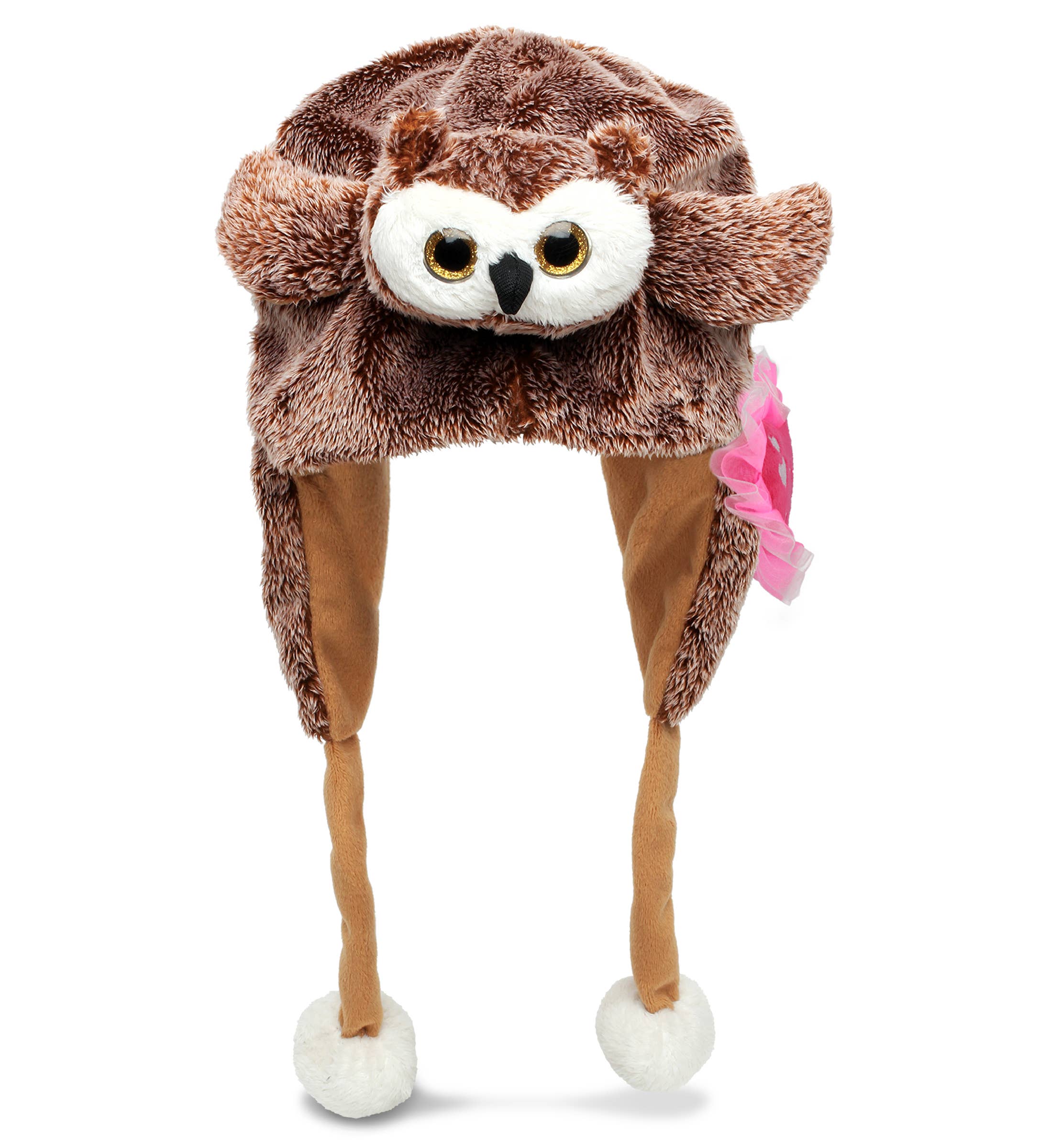 Cota Global - Vendita all'ingrosso Cappello - Bambini - Cappello di Peluche per la Festa della Mamma - Cuore Super Morbido - Gufo
