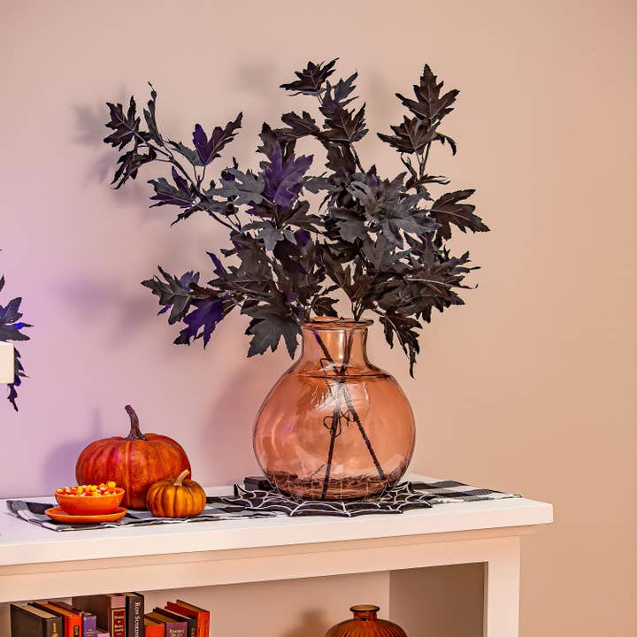 Halloween Maple Indoor/Outdoor LED Color Changing Artificial Branch, 33"H for wholesale by Evergreen Enterprises