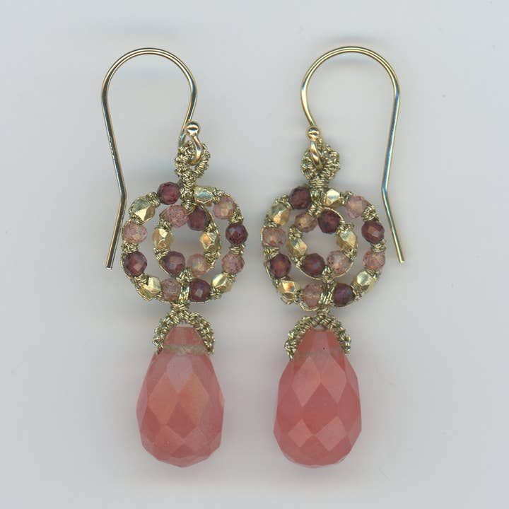 Coil Drop Earrings for wholesale by Danielle Welmond