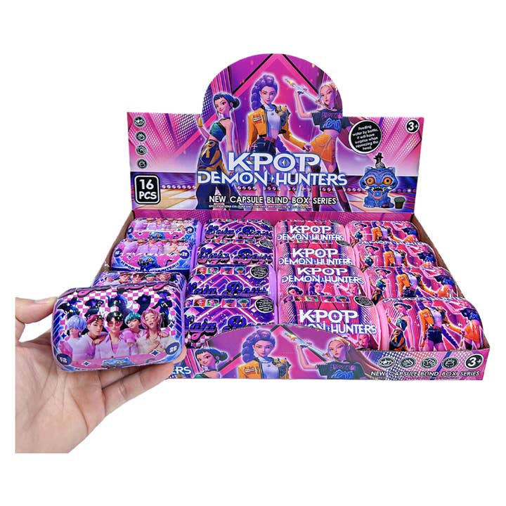 Auraquise - Wholesale Keychain - Women's - K-POP Demon Hunters Blind Box Capsule Figures Trendy Collectible Keychain Toys for Bags and Car Decorations1