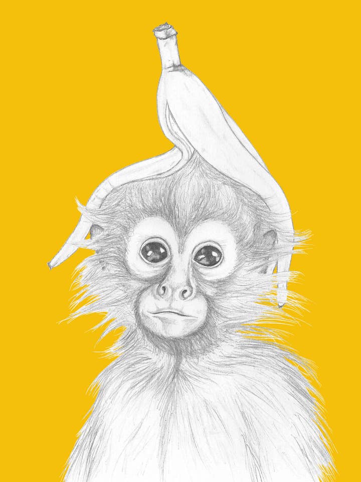 Monkey Business - Indrammet tryk for engroshandel hos I AM NIEN