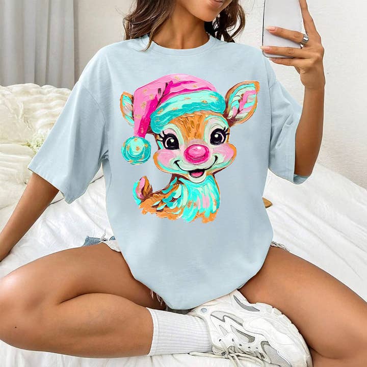 T-shirt Renne Joyeuse pour la vente par Trendy Tee Co.
