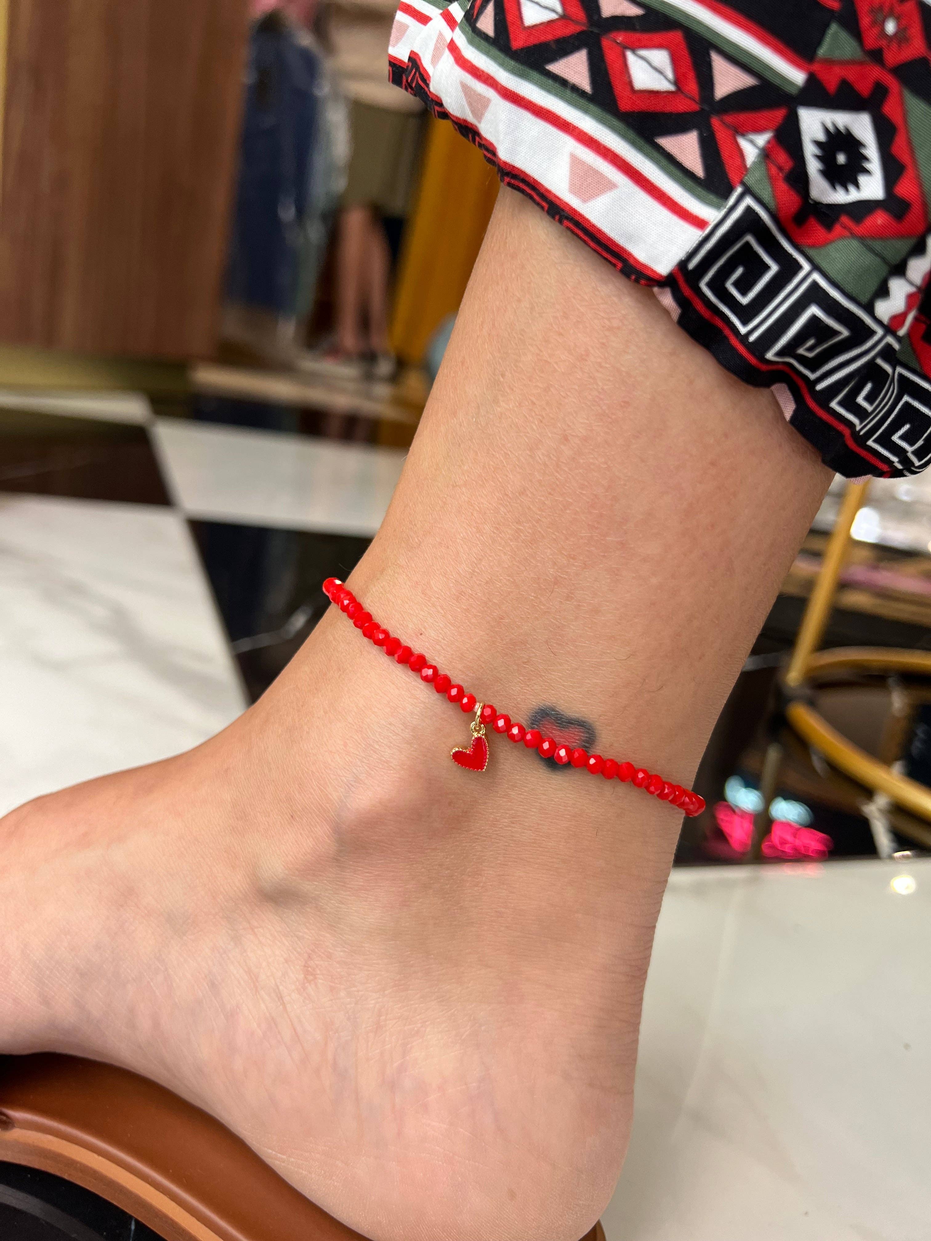 DITTA Alessandra Avallone - Wholesale Beaded Bracelet - Alida ankle brace2