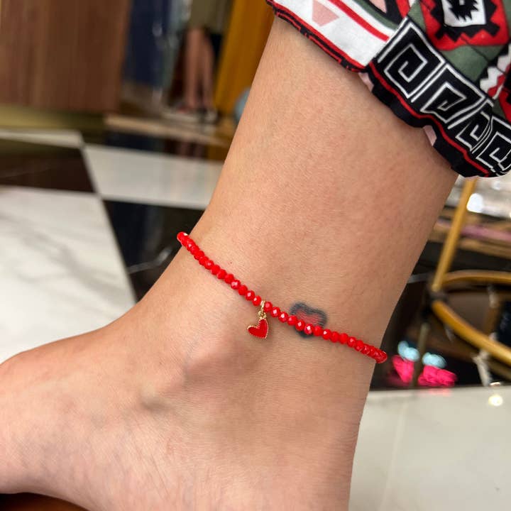 DITTA Alessandra Avallone - Wholesale Beaded Bracelet - Alida ankle brace2