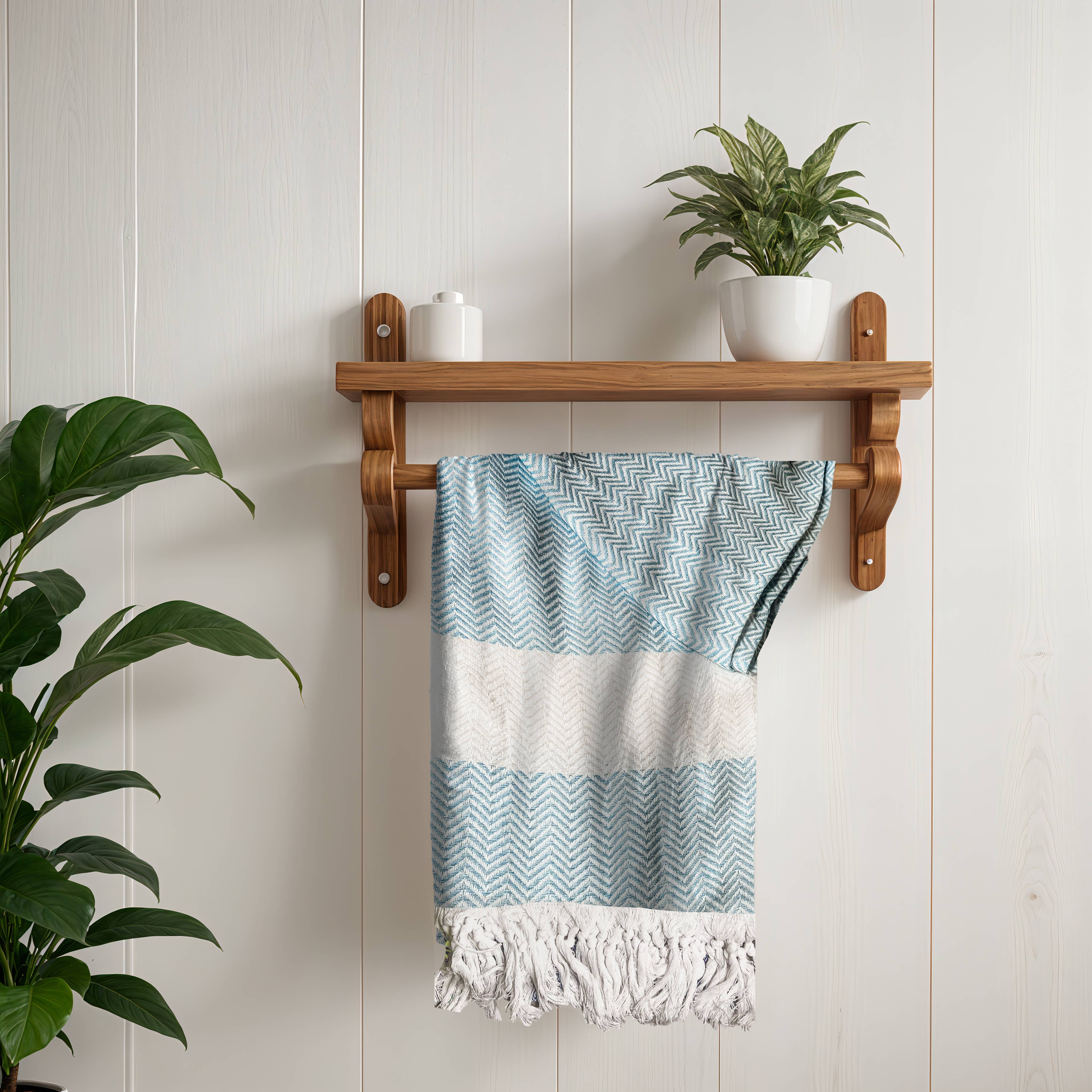 Gia Roma - Wholesale Bath Towel - Large Cotton Towels & Decorative Accent with Bamboo Tassels9