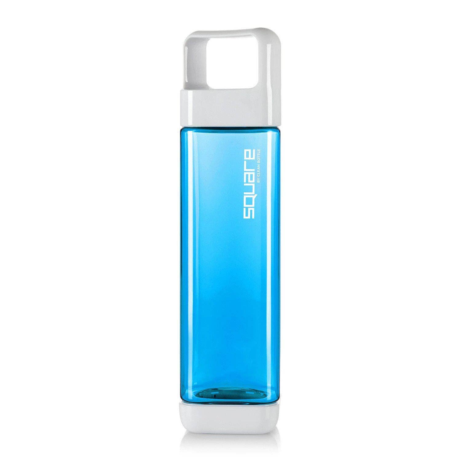 Clean Bottle - Vente Bouteilles d'eau - Bouteille d'eau carrée en Tritan sans BPA0