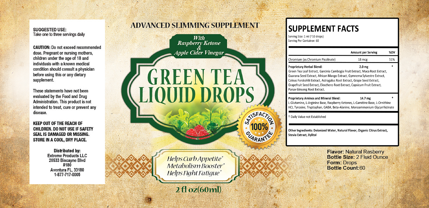 Totally Products - Wholesale Oral supplement/vitamin - Green Tea Liquid Drops - 3 bottles4