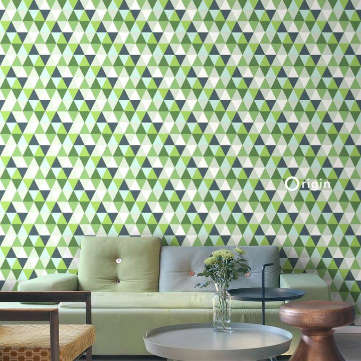 The Design Department b.v. - Wholesale Behangrol - Behang grafische driehoeken21