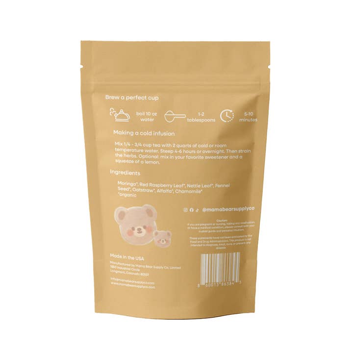 Mama Bear Supply Co. - Vendita all'ingrosso Tisana per l'allattamento - Premaman - Tè Amore di Allattamento1
