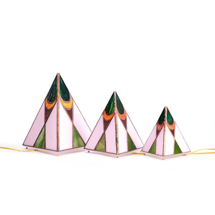 Friend Of All - Venta al por mayor Lámparas decorativas/de escritorio - Lámpara Sabrina Moon Pink Pyramid
