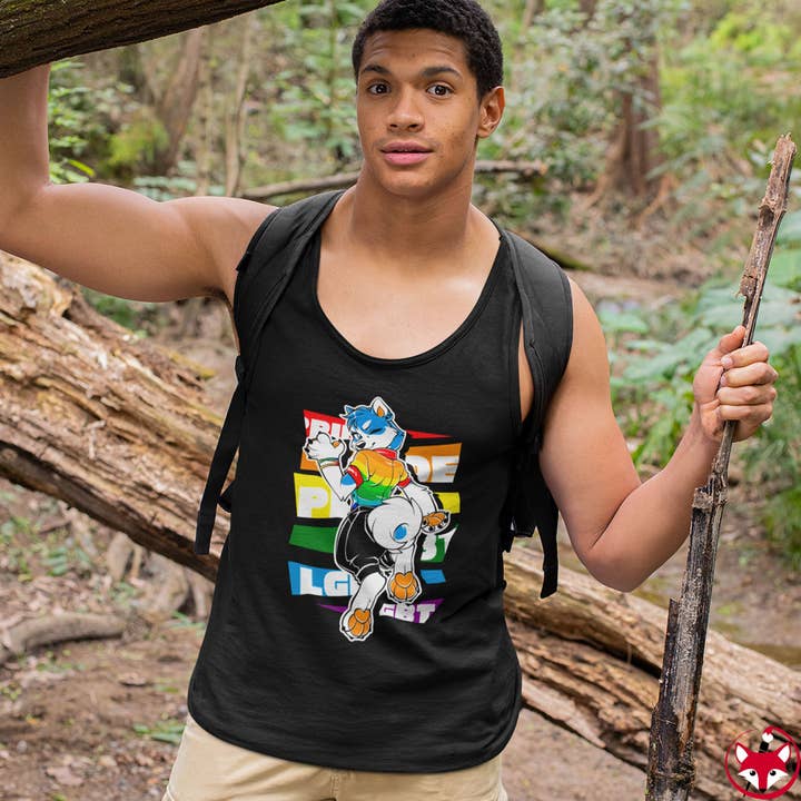 Gay Pride Martin Husky - Tank Top for wholesale by Artworktee